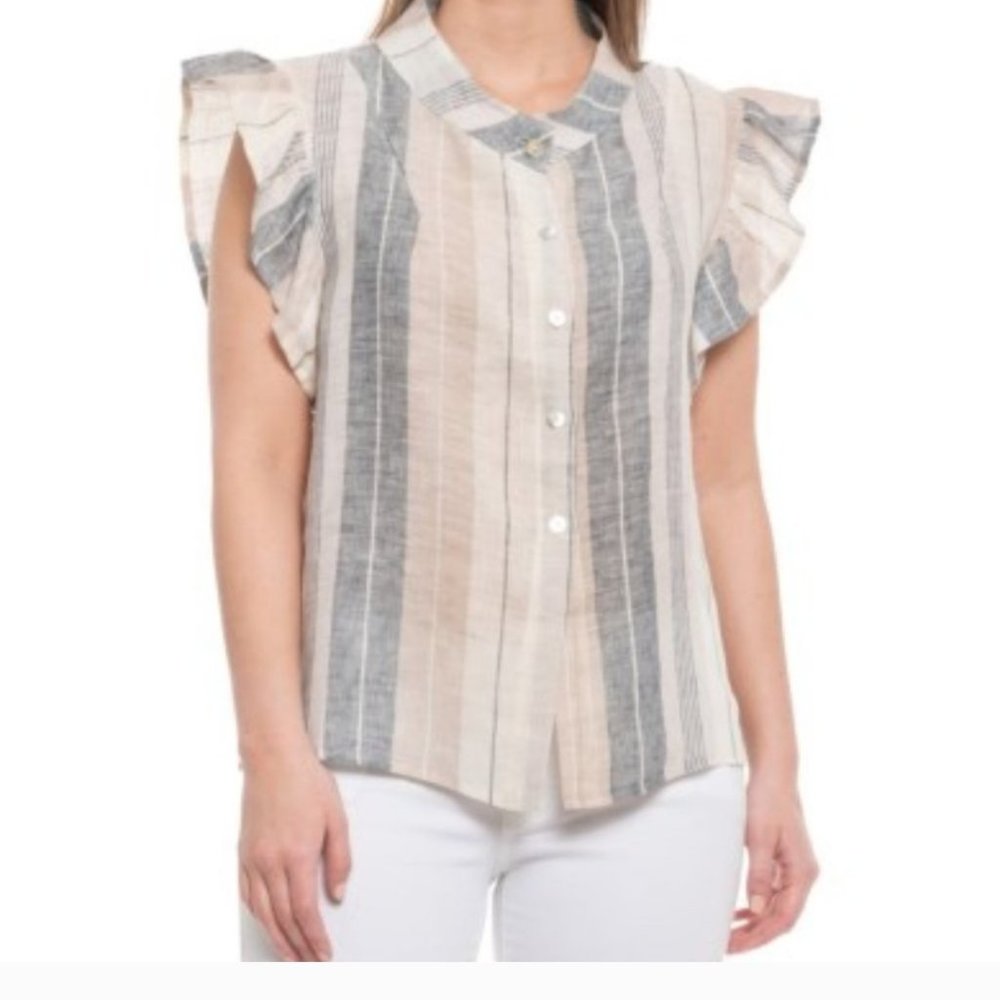 Italian Linen Blouse, M